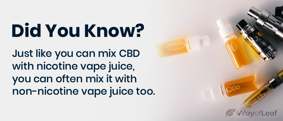 can you smoke cbd oil in a vape